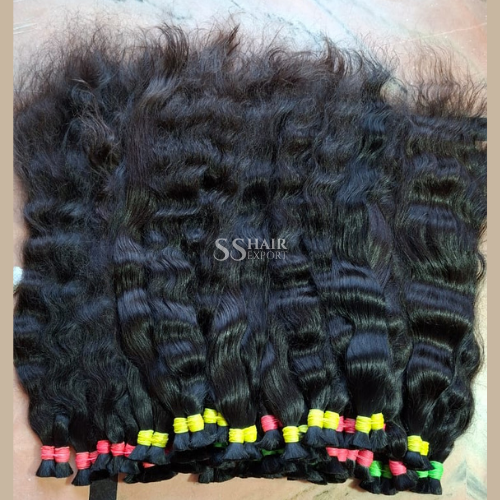 Brazilian Virgin Remy Bulk Natural Human Hair Extension - Design: N/A