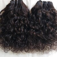 Unprocessed High Quality Raw Natural Curly Human Hair Extenstion