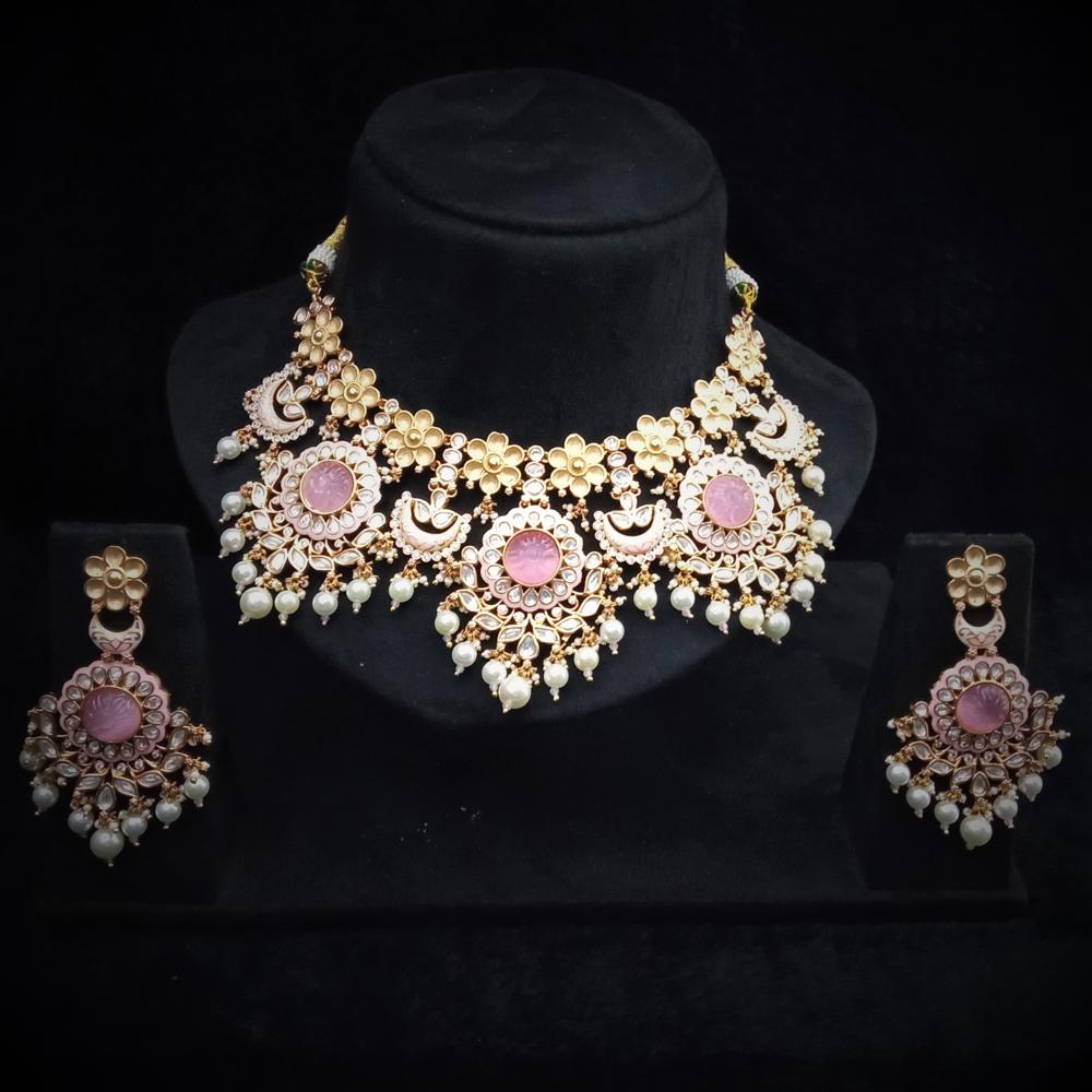 Kundan Necklace Set - Color: All Color