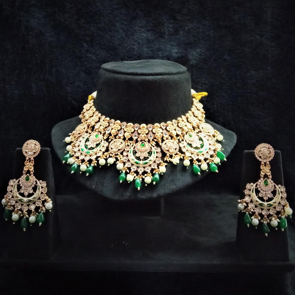 Kundan Necklace Set - Color: All Color