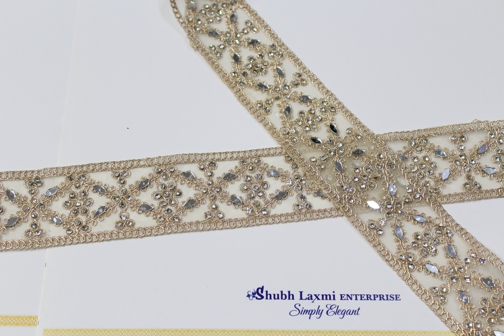 embroidery stone moti lace