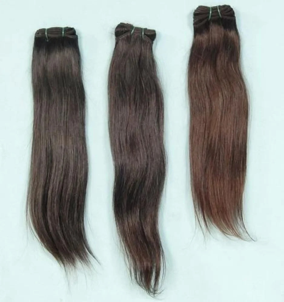 100 % Cuticle Aligned Temple Remy  Straight Hair Weft Hair Bundle