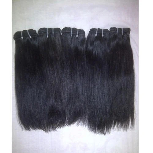 100 % Cuticle Aligned Temple Remy  Straight Hair Weft Hair Bundle
