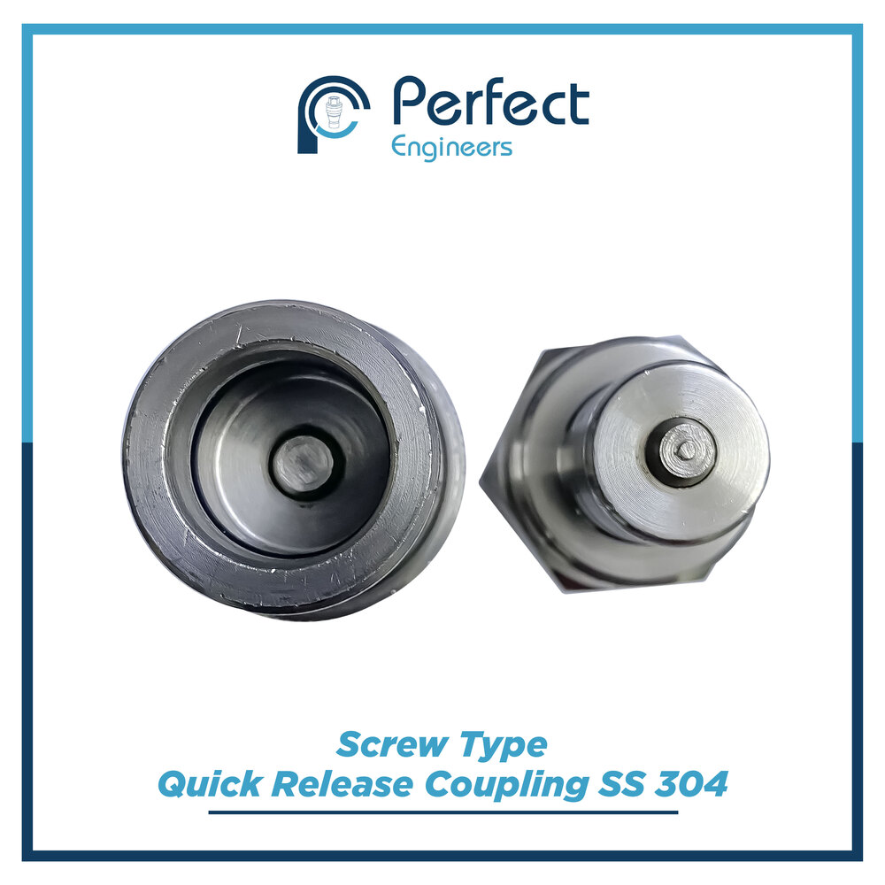 Screw Type Quick Release Coupling - Application: Piping Systems