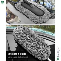 Microfiber Car Duster with Handle  Car Cleaning Brush