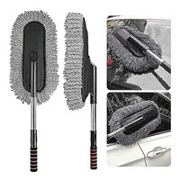 Microfiber Car Duster with Handle  Car Cleaning Brush