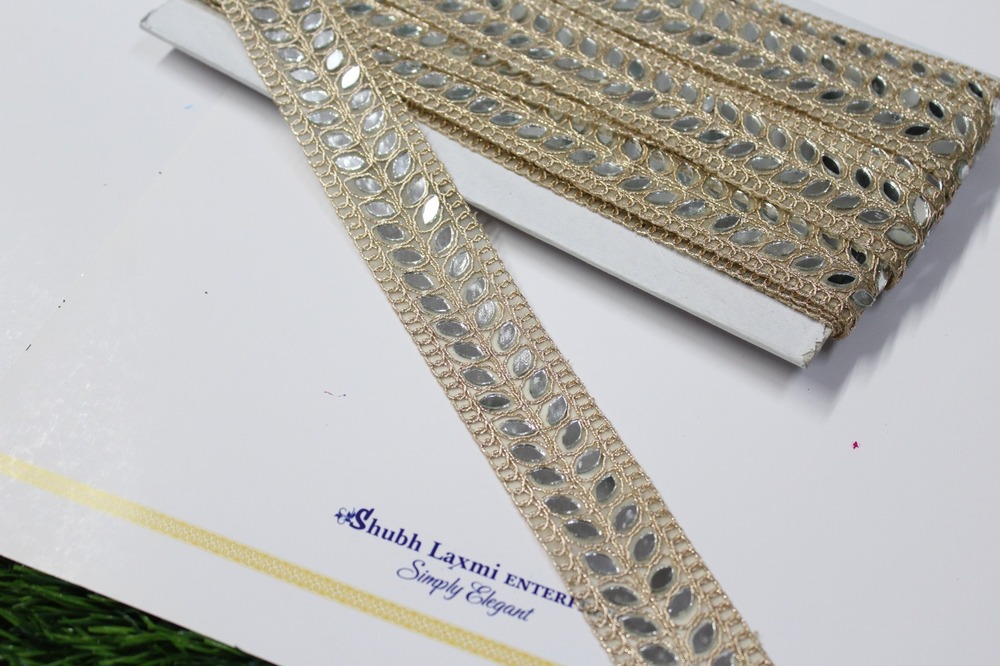Mirror Border Lace - Color: Golden