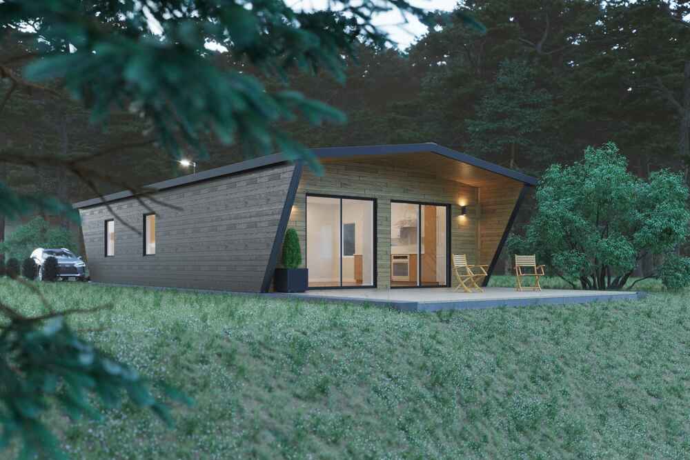 Prefabricated Cottage - Door Material: Aluminum Window