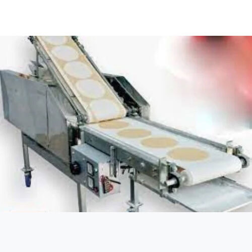 Chapati Making Machine - Mild Steel, Rectangular Shape, Grey Color | 440 Volt Electric Heating, Automatic Roti Maker for Consistent Chapatis