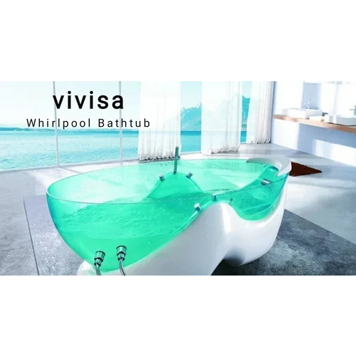 Vivisa Transparent Whirlpool Bathtub