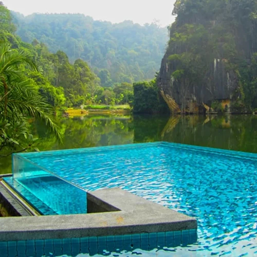 100 Mm Solid Transparent Acrylic Glass Swimming Pool