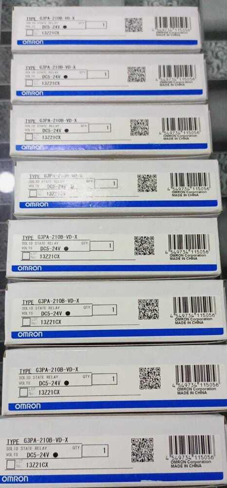 OMRON, SOLID STATE RELAY, G3PA-2108-VD-X DC5-24V