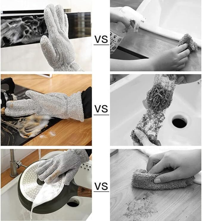 Dishwashing Gloves, Kitchen Cleaning Gloves, Household Cleaning Tools