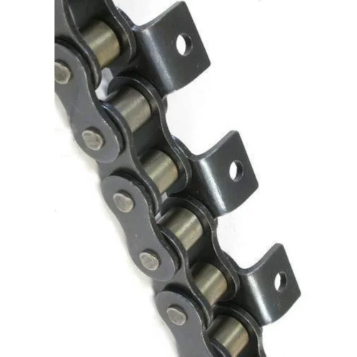 Mild Steel Conveyors Chain - Color: Silver