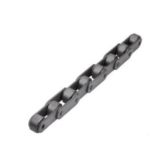 Diamond Industrial Roller Chain - Mild Steel, 4 Inches, Polished Silver Finish | Strengthened Durability for Industrial Automation Applications