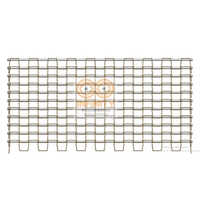 Honeycomb Conveyor Belts - Stainless Steel, 10 Feet Length, 5 Millimeter Thickness, Silver Color | Polished Surface Finish, Strength, Durability
