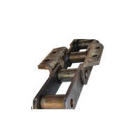 Bucket Elevator Chain - Mild Steel, 2-inch Size, Silver Color | Strength, Durability, Polished Surface Finish, Industrial Automation Usage