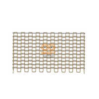Stainless Steel Honeycomb Conveyor Belt - Color: Silver