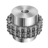 Ms Chain Coupling - Mild Steel, 3/4 Inch Diameter, Silver Round Design , Polished Surface For Heavy-duty Industrial Applications