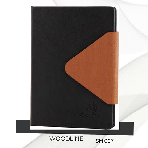 Sm007 Woodline A5 Premium Notebook - Binding: Available