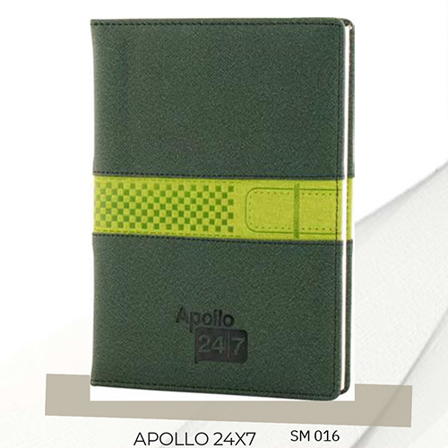 Sm016 Apollo 24X7 A5 Premium Notebook - Binding: Available