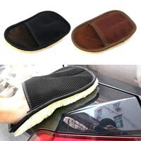 Car Wash Mitt Artificial Wool Scratch Free for Suvs Boats Polishing BlackeBay