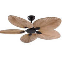 Vivisa Wooden Decorative Ceiling Fan - Color: Brown