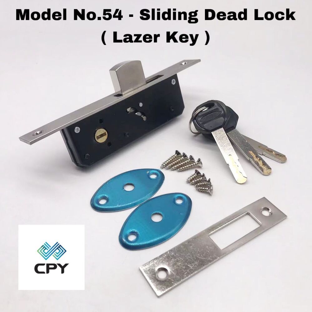 Model 55 Sliding Lock Dead Laser Key - Durable Steel Construction | Precision Engineering Enhanced Security Features for Optimal Protection