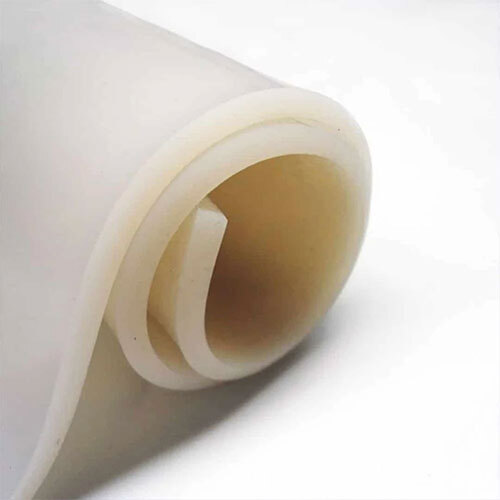 Silicone Rubber Sheets - 1 To 5 Mm Thickness , White Color, Non-transparent Material, Standard Size For Industrial Applications