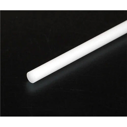 White Delrin Rod