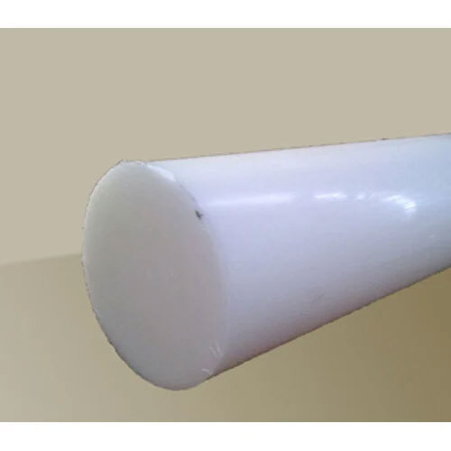 Polyacetal Delrin Rods - Length 3000 Mm, Diameter 100 Mm, Color White | Round Shaping Mode, Standard Size For Chemical Industry