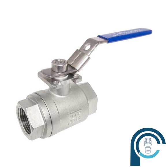 Stainless Steel Ball Valve - Ss304/ss316 Material, 1/2"-2" Size Range, 1000 Psi Pressure Rating, -25â°c To 150â°c Temperature Range | Two-piece Design, Ideal For Fluid Control In Chemical, Water & Food Industries