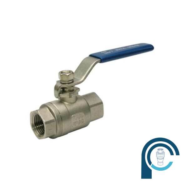 Stainless Steel Ball Valve - Ss304/ss316 Material, 1/2"-2" Size Range, 1000 Psi Pressure Rating, -25â°c To 150â°c Temperature Range | Two-piece Design, Ideal For Fluid Control In Chemical, Water & Food Industries
