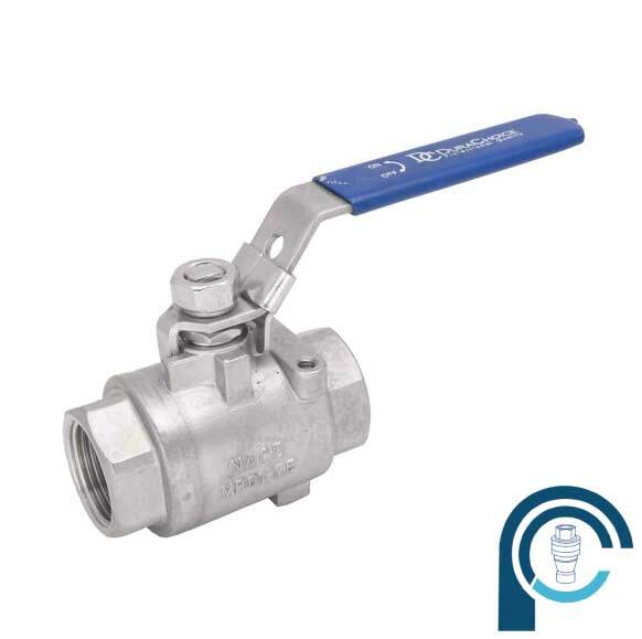 Stainless Steel Ball Valve - Ss304/ss316 Material, 1/2"-2" Size Range, 1000 Psi Pressure Rating, -25â°c To 150â°c Temperature Range | Two-piece Design, Ideal For Fluid Control In Chemical, Water & Food Industries