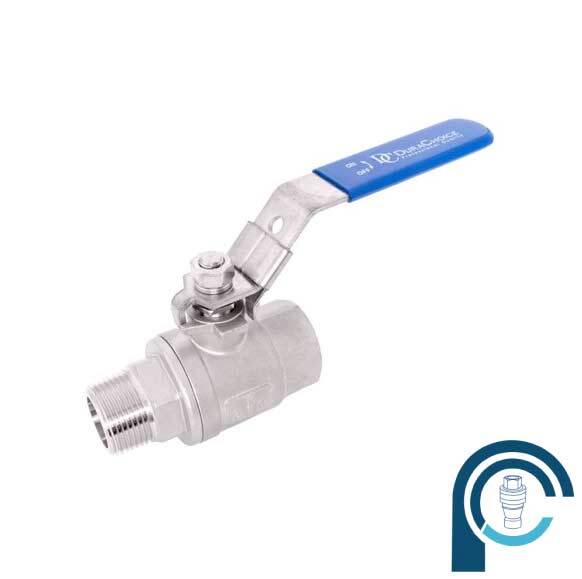 Stainless Steel Ball Valve - Ss304/ss316 Material, 1/2"-2" Size Range, 1000 Psi Pressure Rating, -25â°c To 150â°c Temperature Range | Two-piece Design, Ideal For Fluid Control In Chemical, Water & Food Industries