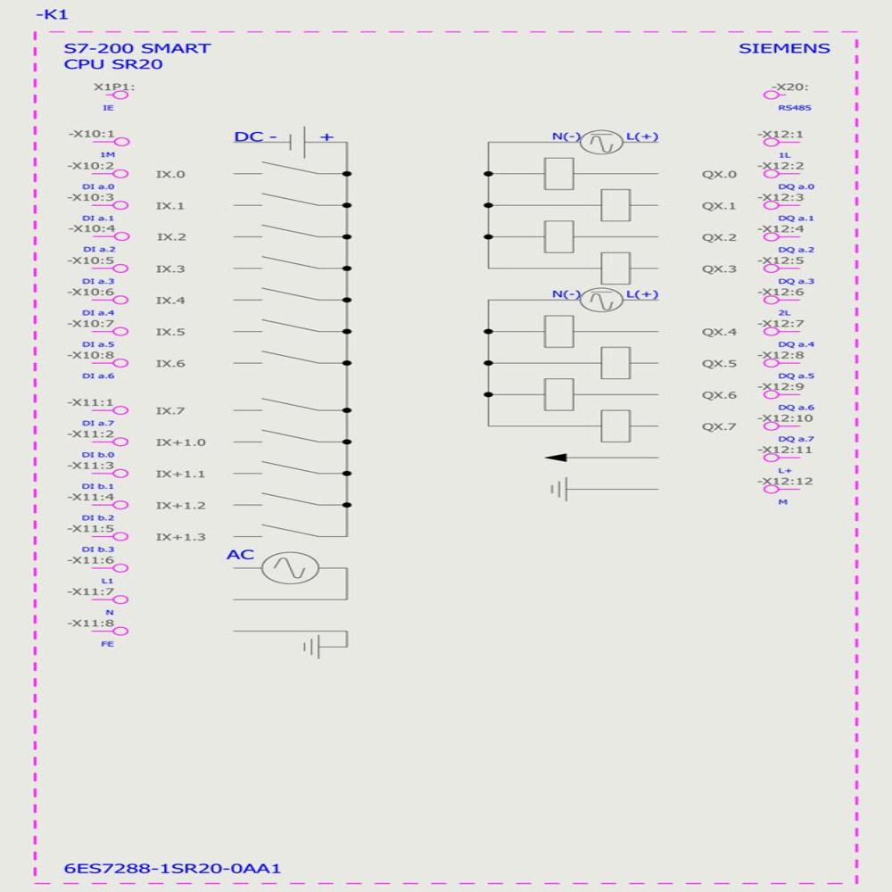 Siemens S7-200 Smart Plc-6es7288-1sr20-0aa1 - Application: Automation