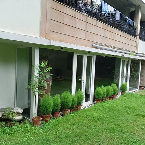 Deceuninck Upvc Party Fixed And Party Openbale Doors - Color: As Per Requirement