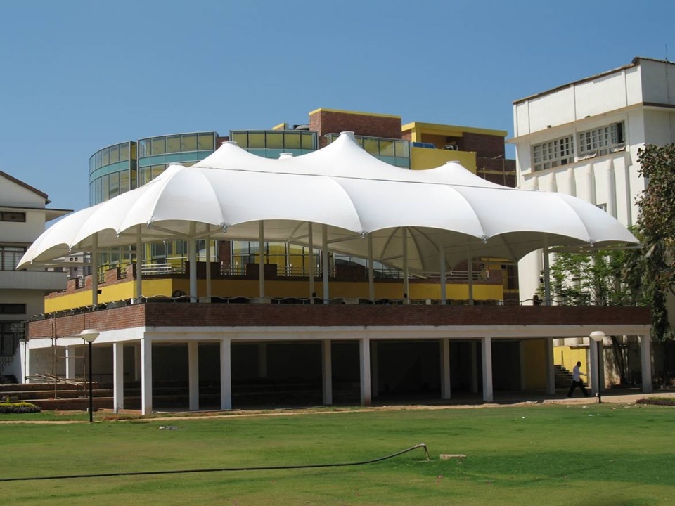 Tensile Structure Canopy - Color: Yellow