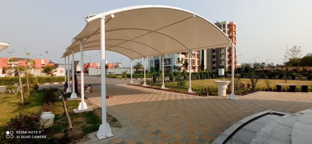 Tensile Structure Canopy - Color: Yellow