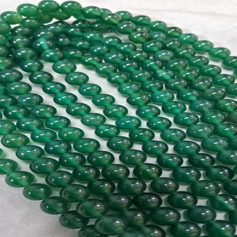 Green Onyx Aaa Crystal Beads - Shape: Round