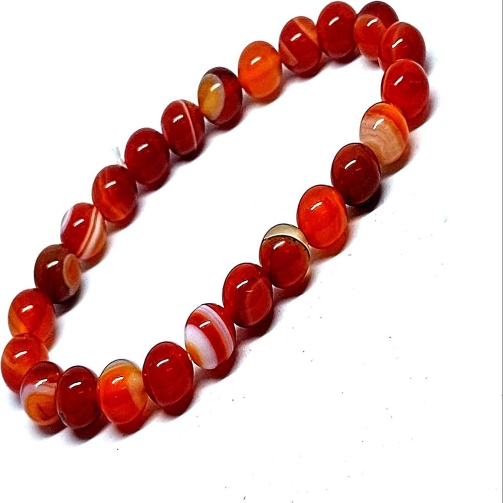 Hakik Red Crystal beads