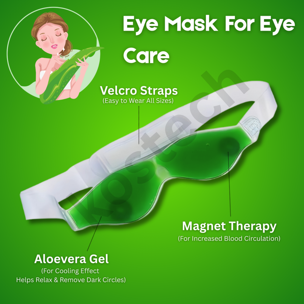 Eye Mask Aloe Vera - Color: Green at 100.00 INR at Best Price in Mira  Bhayandar | Kostech