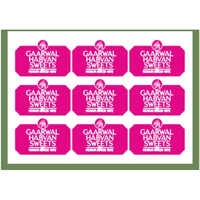 Multicolor Foil Paper Stickers - Color: Pink