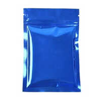 Blue Polypropylene Glossy Pouch - Color: Transparent