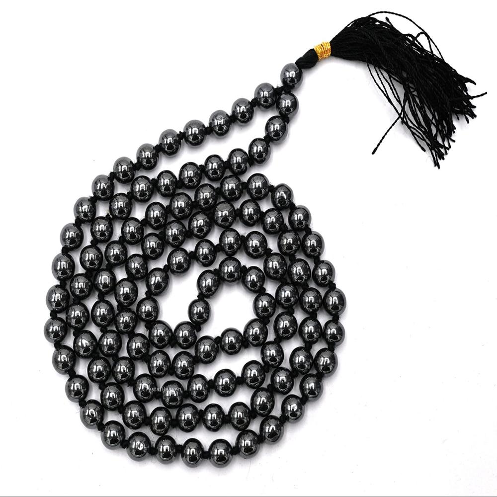 Hematite Black Crystal Beads