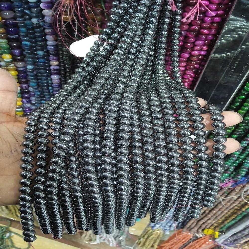 Hematite Black Crystal Beads