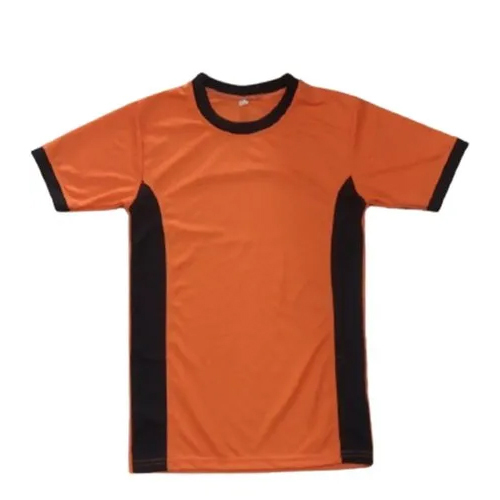 Polyester Orange Sport T Shirt