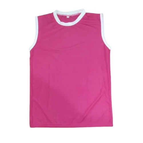 Plain Sleeveless Polyester Sports Jersey