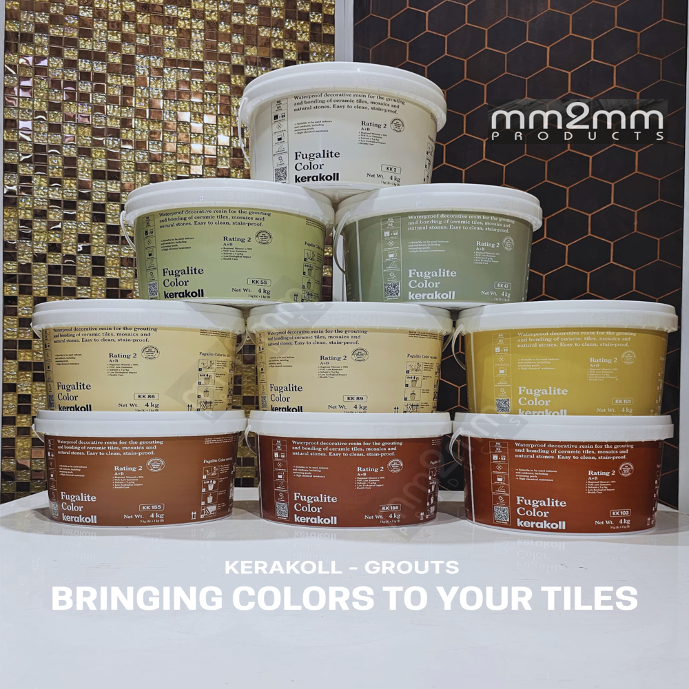 Kerakoll Epoxy Color Grout For Indoor & Outdoor Use - Features: A Highly Adhesive