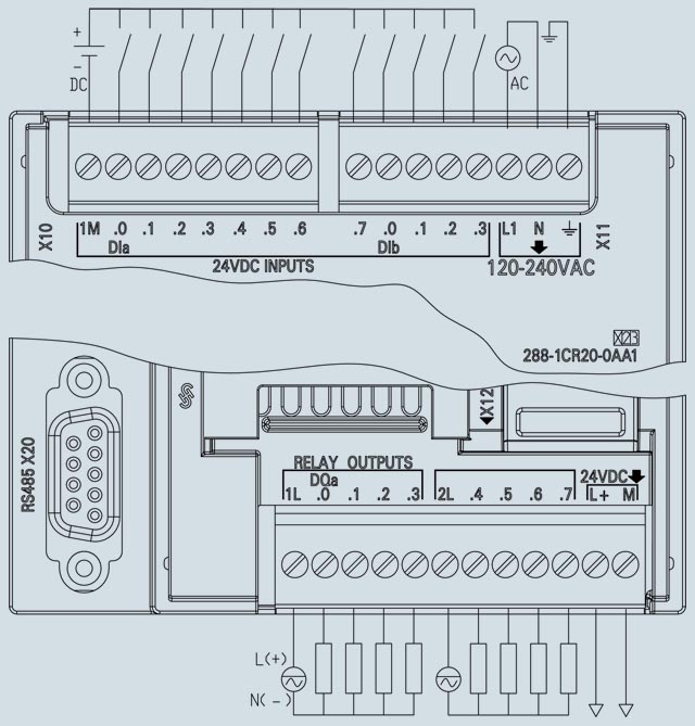 Siemens S7-200 Smart Plc - Compact Black Programmable Logic Controller | Din Rail Mount, Ip20 Protection, -20c To +60c Operating Temp, 95% Humidity Tolerance